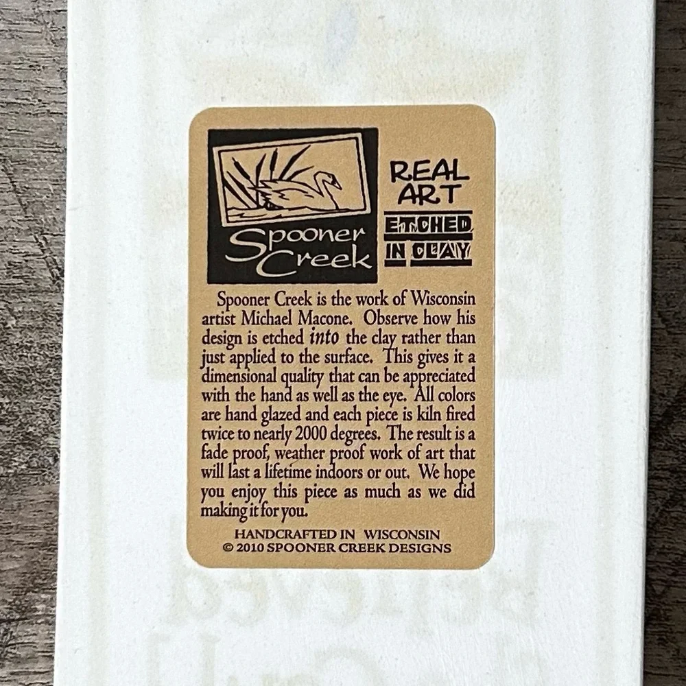 Ceramic Hanging Plaque